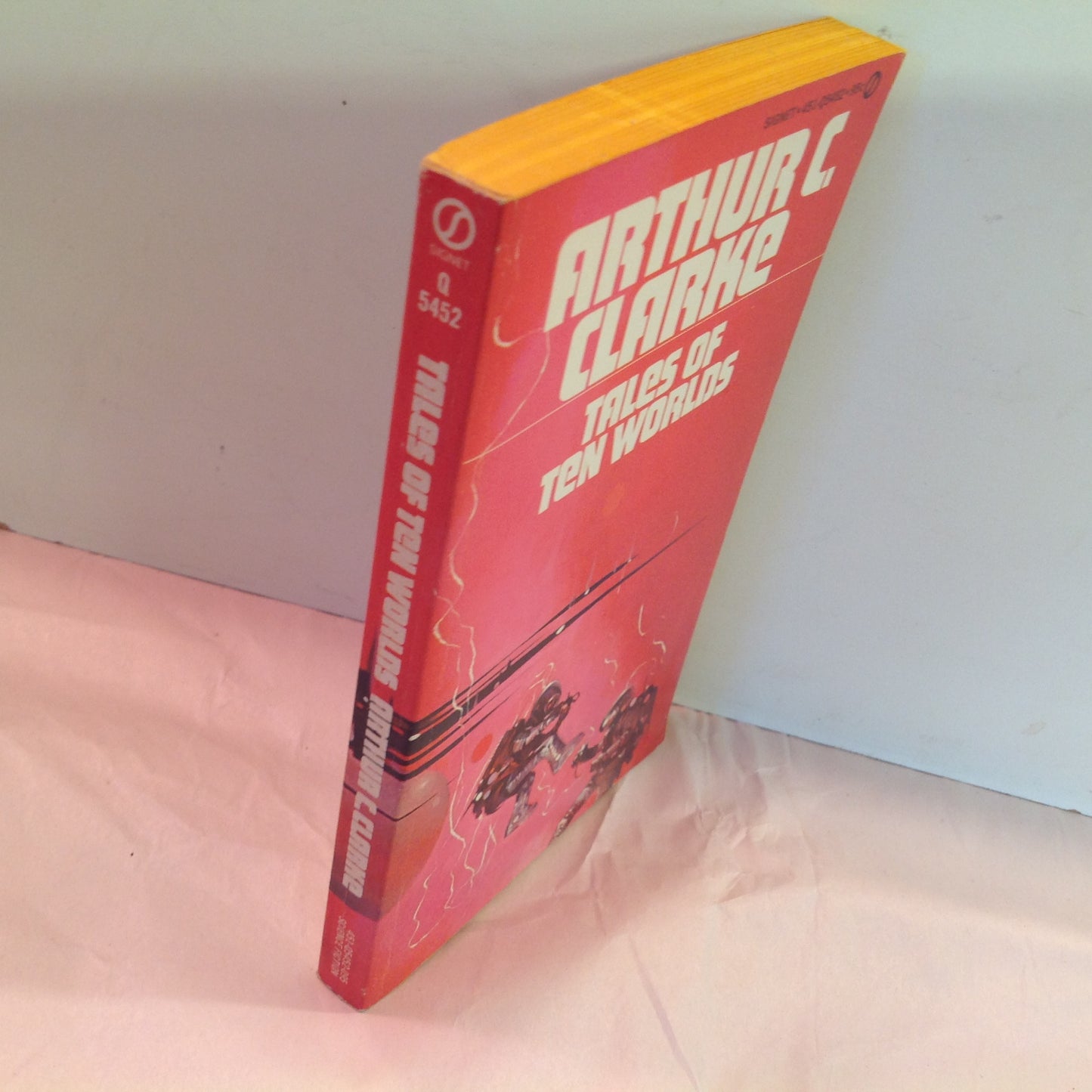 Vintage 1973 Mass Market Paperback Tales of Ten Worlds Arthur C. Clarke