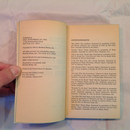 Vintage 1977 Mass Market Paperback Alfred Hitchcock Presents: More Stories My Mother Never Told Me Dell First Printing