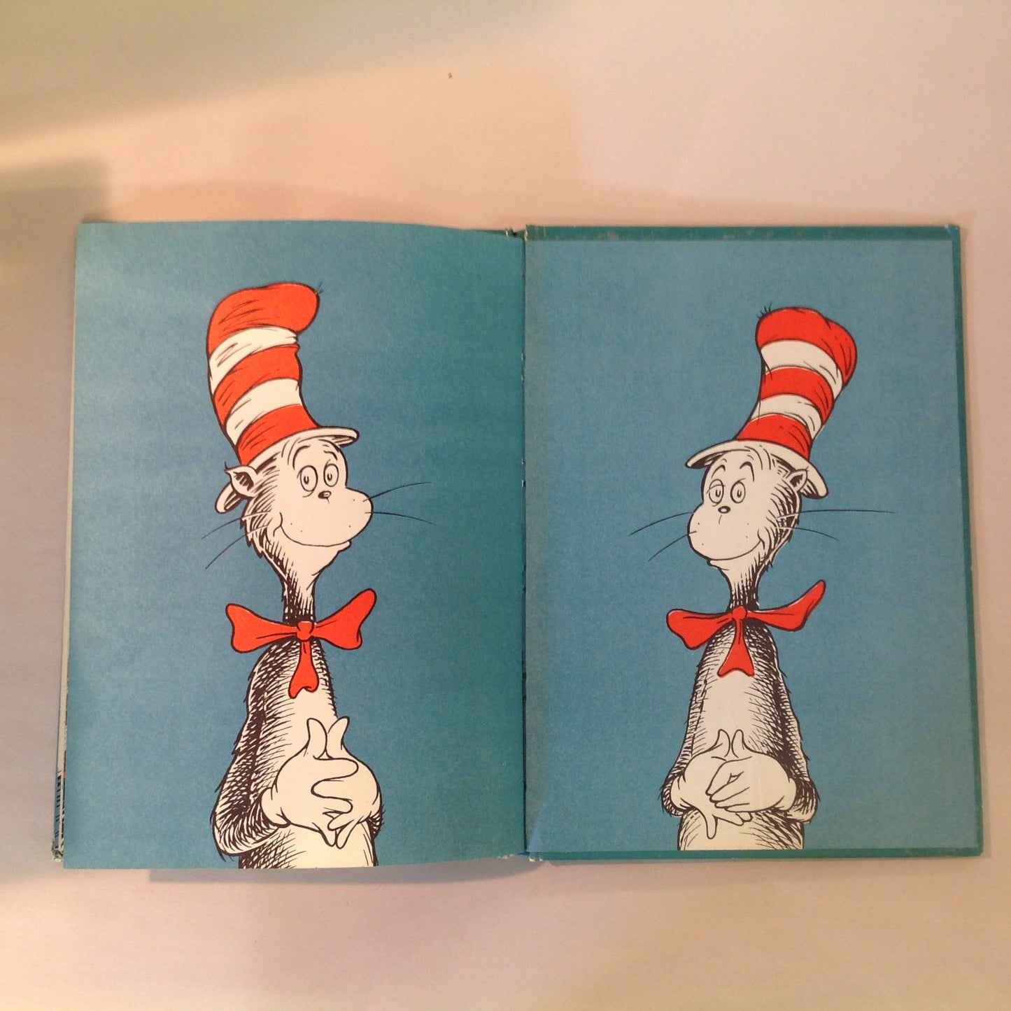 Vintage 1957 Hardcover Beginner Books Dr. Seuss THE CAT IN THE HAT First Trade Edition