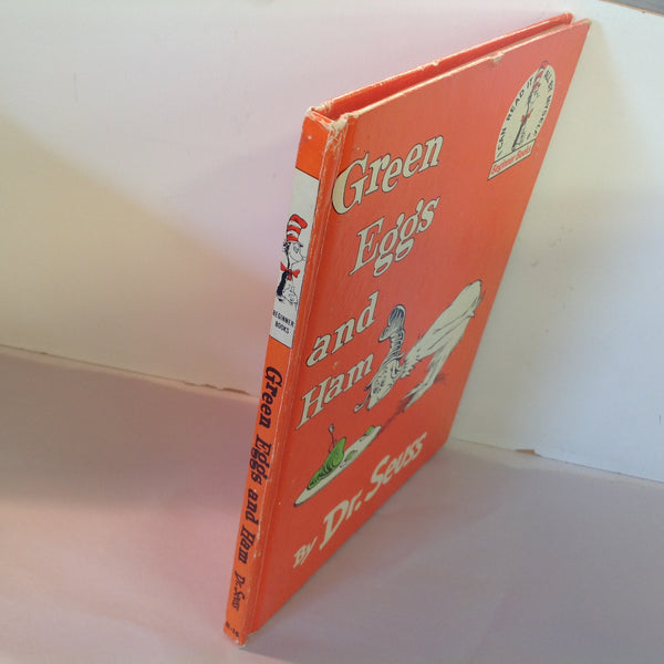 Vintage 1960 Hardcover Beginner Books Dr. Seuss GREEN EGGS AND HAM