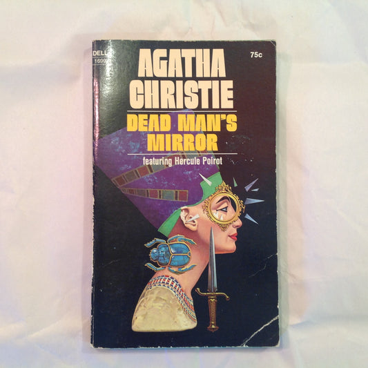 Vintage 1971 Mass Market Paperback Dead Man's Mirror Agatha Christie First Printing