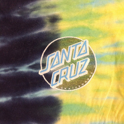 Vintage Original Santa Cruz Skateboards Child's Tie-Dye Small Cotton Short Sleeve T-Shirt