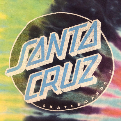 Vintage Original Santa Cruz Skateboards Child's Tie-Dye Small Cotton Short Sleeve T-Shirt