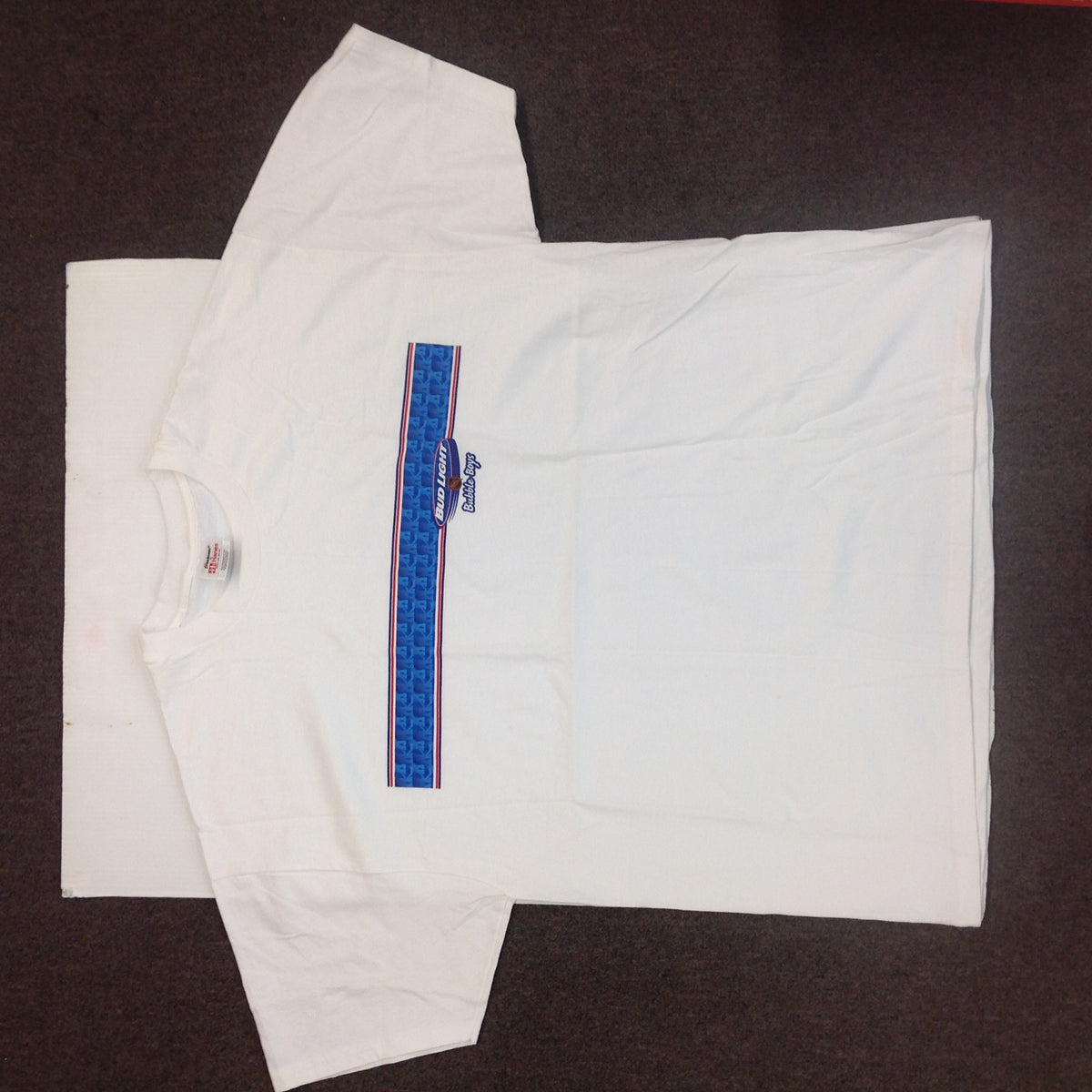 Stedman by Hanes XXL (50-52) White Bud Light NHL Bubble Boys 