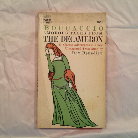 Vintage 1963 Mass Market Paperback Amorous Tales from the Decameron Boccaccio Rex Benedict Editor