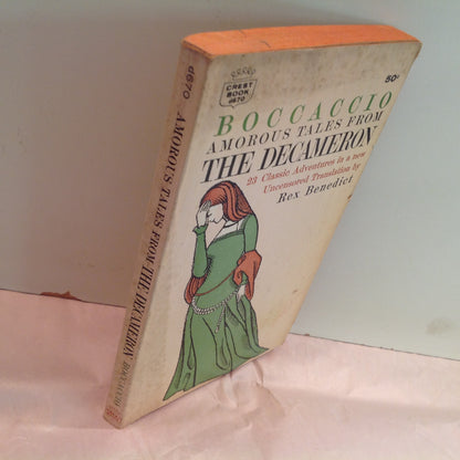 Vintage 1963 Mass Market Paperback Amorous Tales from the Decameron Boccaccio Rex Benedict Editor