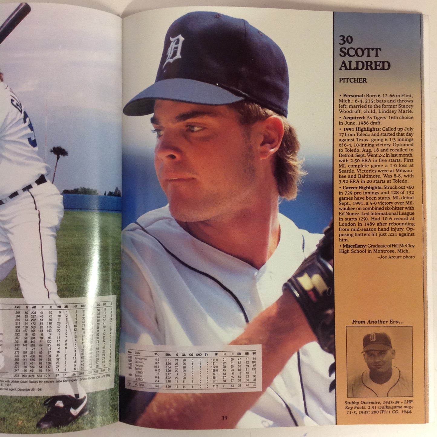 Vintage Official 1992 Detroit Tigers Baseball Yearbook