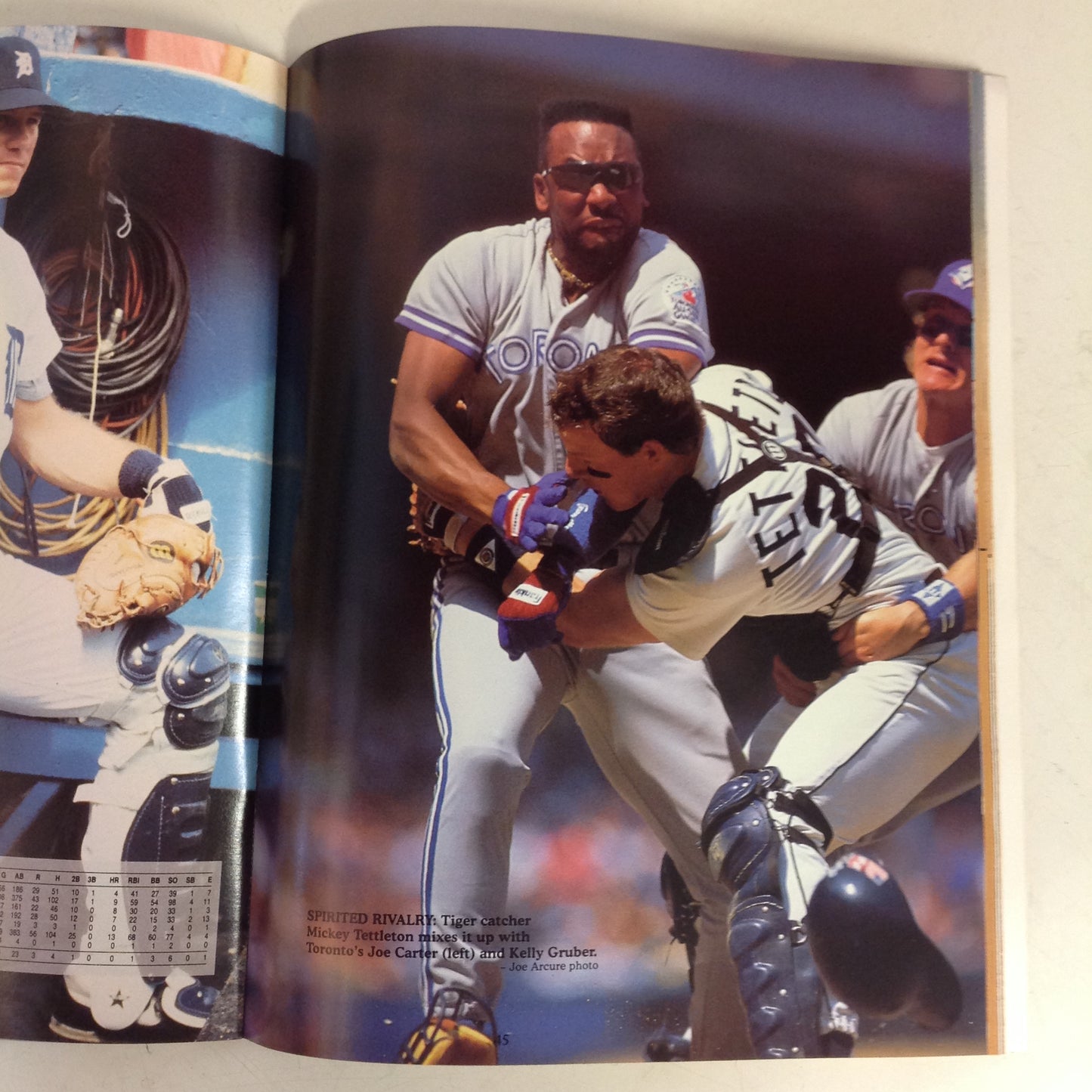 Vintage Official 1992 Detroit Tigers Baseball Yearbook