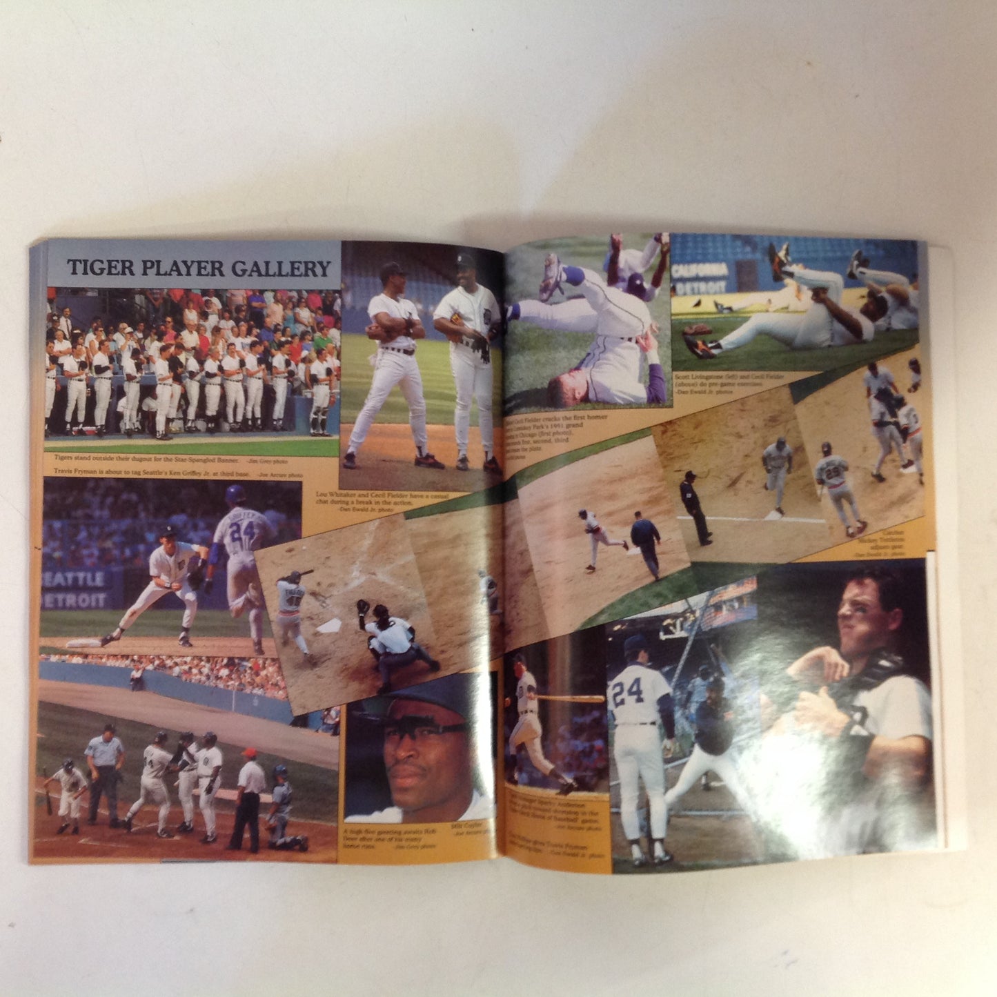 Vintage Official 1992 Detroit Tigers Baseball Yearbook