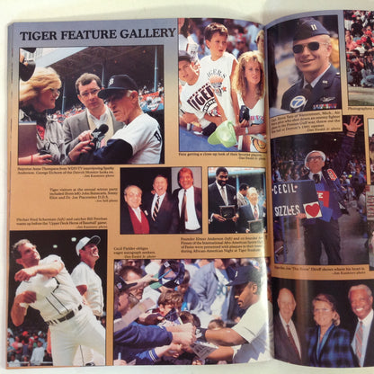 Vintage Official 1992 Detroit Tigers Baseball Yearbook