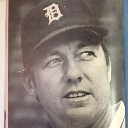 Vintage Official 1972 Detroit Tigers Baseball Yearbook