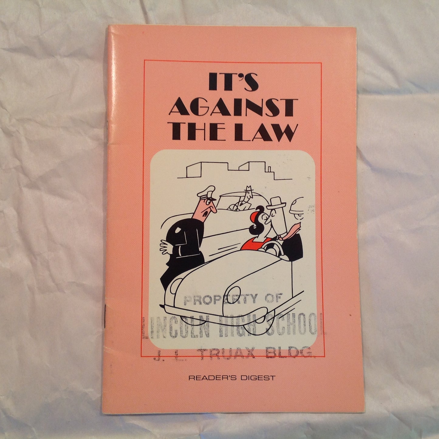 Vintage 1971 Paperback Booklet It's Against The Law Reader's Digest Humor Cartoons