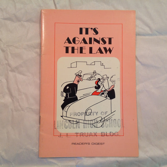Vintage 1971 Paperback Booklet It's Against The Law Reader's Digest Humor Cartoons