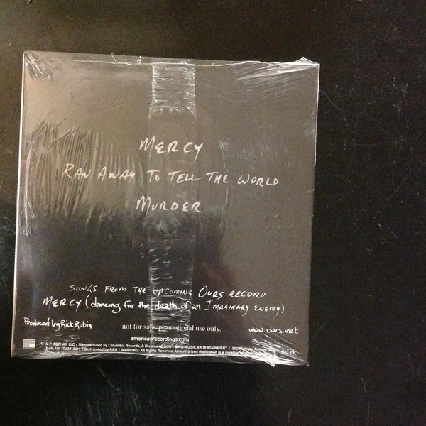 CD Sample Sampler Promo Mercy Ours Songs From The Upcoming Ours Record Mercy (Dancing For The Death Of An Imaginary Enemy) 2007