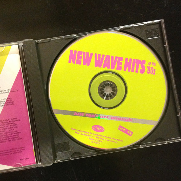 CD New Wave Hits of the 80's Vol. 13 R2 71976 Just Can't Get Enough Rhino 1995 Various Artists Compilations
