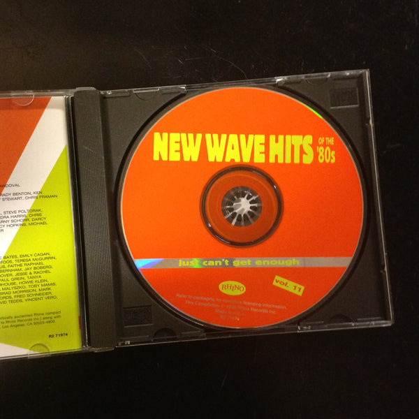 CD New Wave Hits of the 80's Vol. 11 R2 71974 Just Can't Get Enough Rhino 1995 Various Artists Compilations