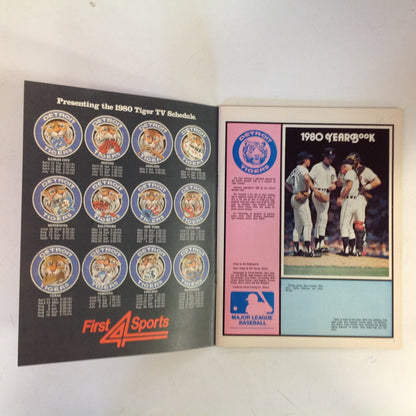 Vintage Official 1980 Detroit Tigers Baseball Yearbook