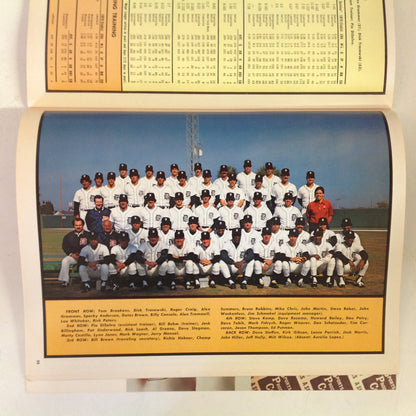 Vintage Official 1980 Detroit Tigers Baseball Yearbook