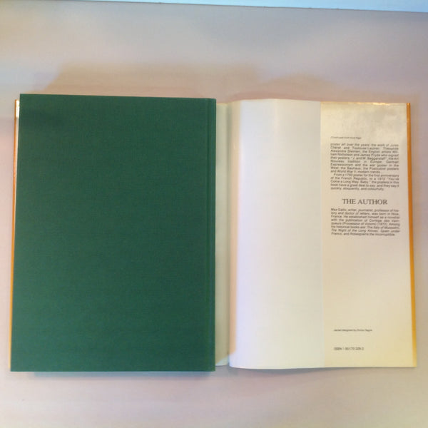 Vintage 1989 Hardcover POSTERS IN HISTORY Max Gallo Bracken Books First Edition