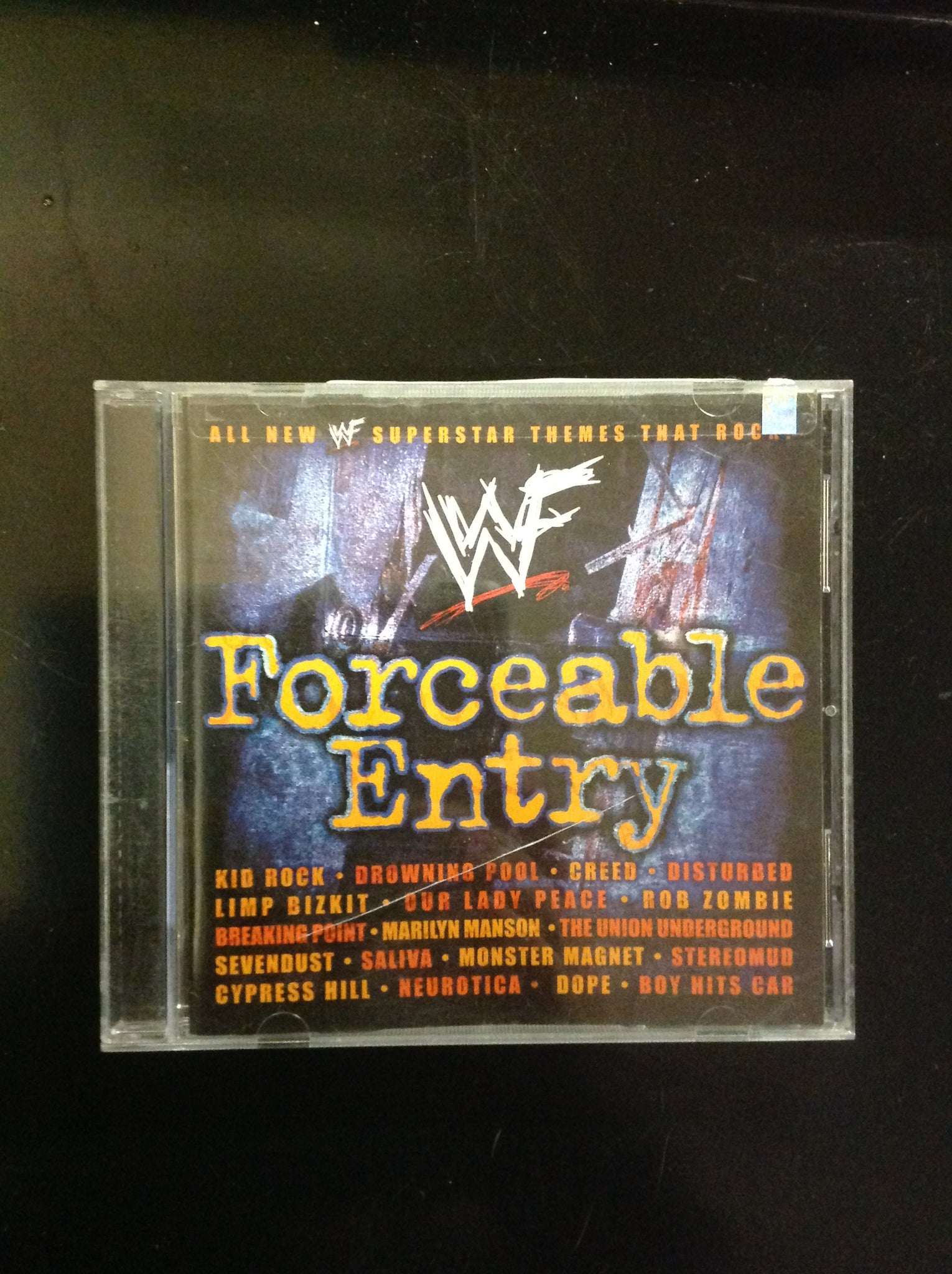CD WWF WWE Superstar Theme Songs Forceable Entry Various Artists Wrestling Pro 2002 Pop Rock Hip Hop