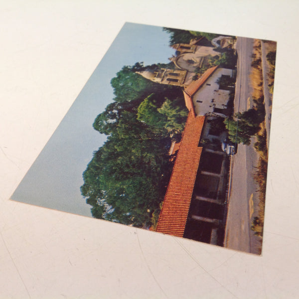 Vintage Souvenir Color Postcard John H Atkinson Photo Mission San Carlos Borromeo Carmel California