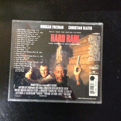 CD Christopher Young Hard Rain Motion Picture Soundtrack Movie Christian Slater Morgan Freeman 7313835835-2 Modern Classical Score