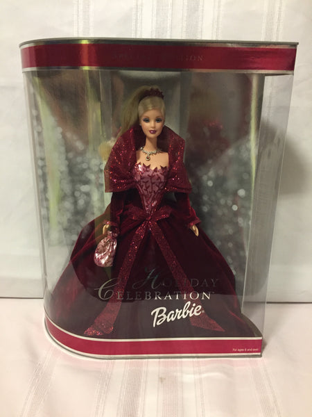 Special Edition 2002 Holiday Celebration Barbie #56209 Hallmark Mattel NRB