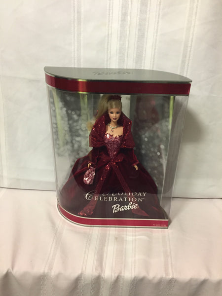 Special Edition 2002 Holiday Celebration Barbie #56209 Hallmark Mattel NRB