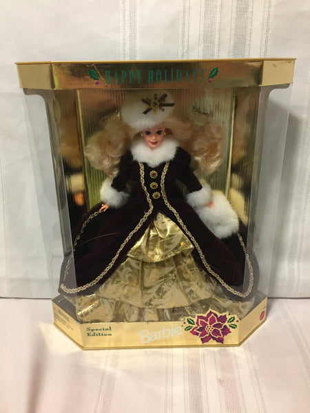 Vintage 1996 Special Edition Happy Holidays Barbie #15646 Mattel NRB