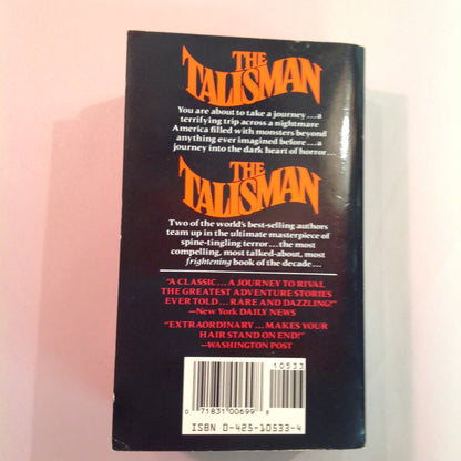 Vintage 1985 Mass Market Paperback The Talisman Stephen King Peter Straub