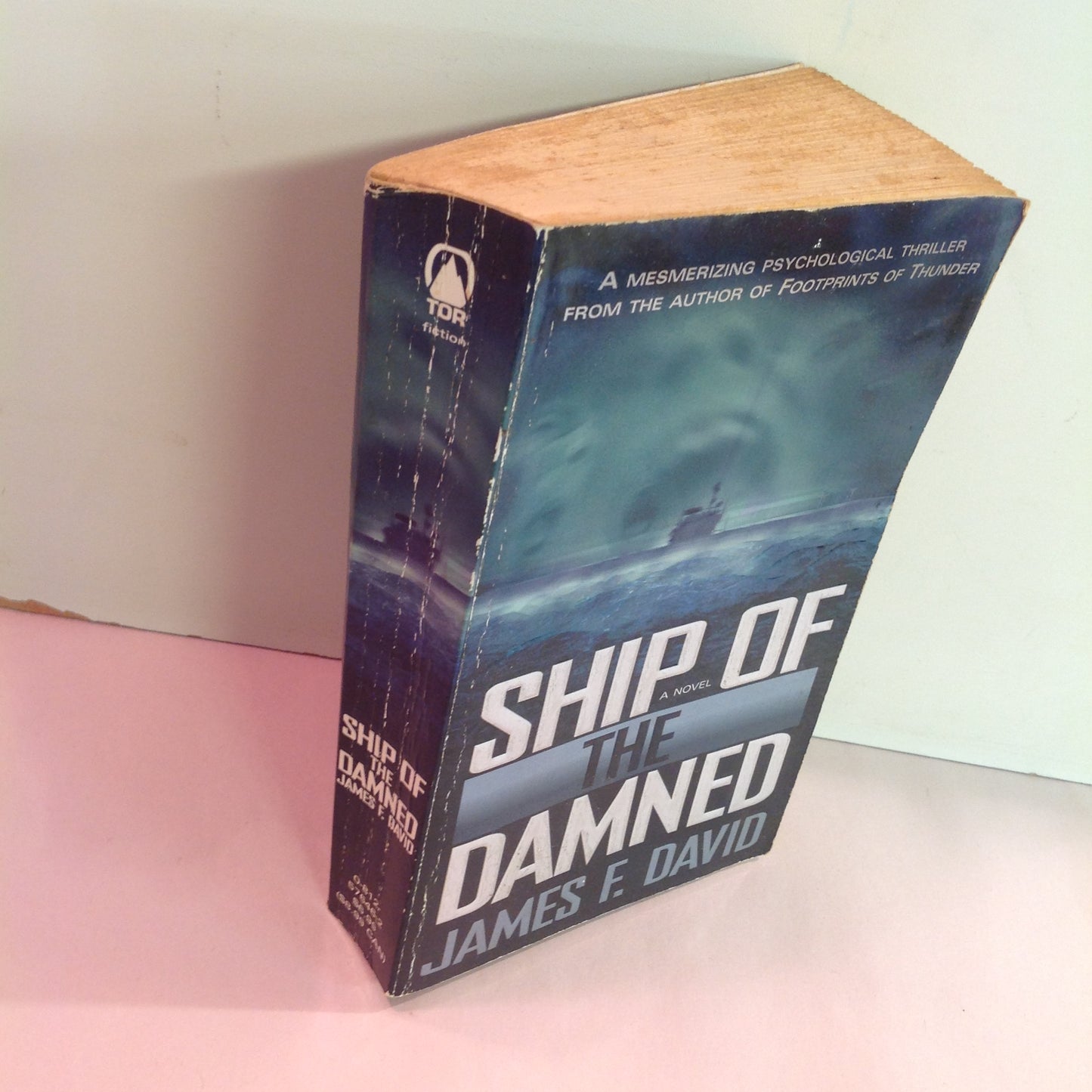 Vintage 2001 Mass Market Paperback Ship of the Damned James F. David TOR First Ed