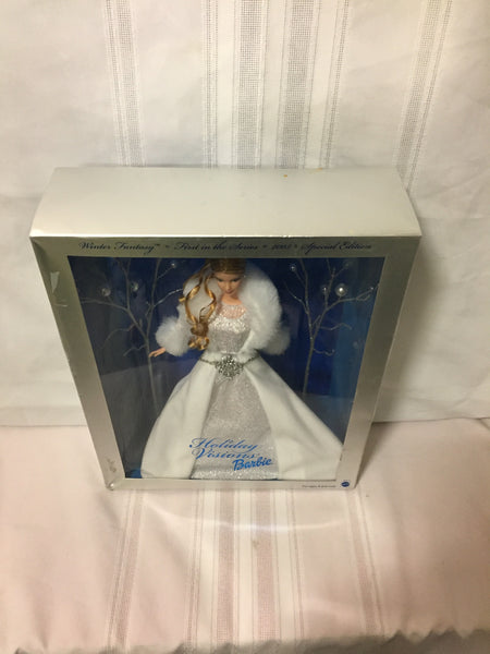 Special Edition 2003 Winter Fantasy Holiday Visions Barbie #82519 Hallmark Mattel NRB