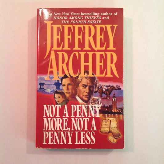 Vintage 1994 Mass Market Paperback Not A Penny More, Not A Penny Less Jeffrey Archer Harper First Ed