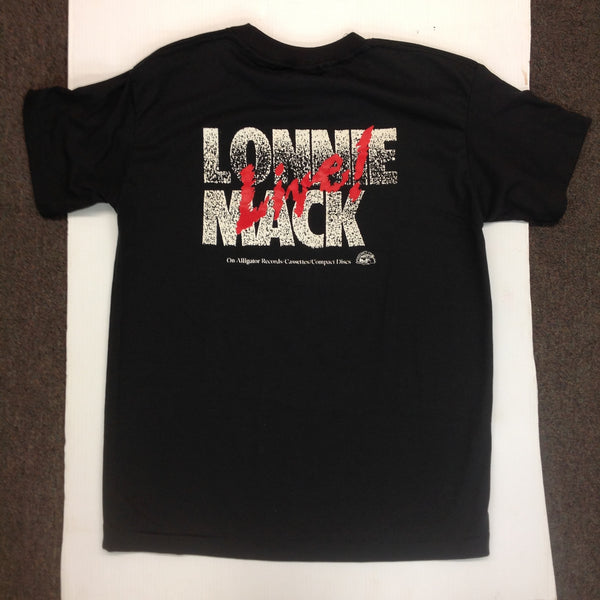 Vintage 1990's Lonnie Mack Attack of the Killer V Live Promo T-Shirt Black XL