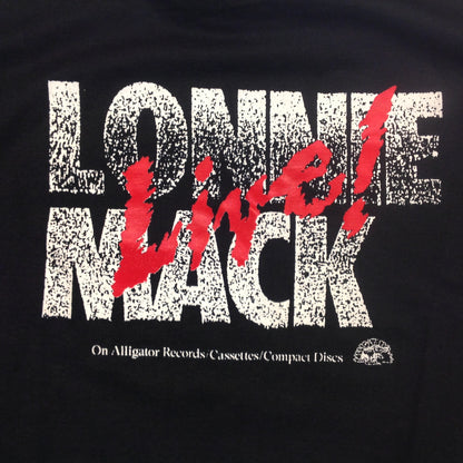 Vintage 1990's Lonnie Mack Attack of the Killer V Live Promo T-Shirt Black XL