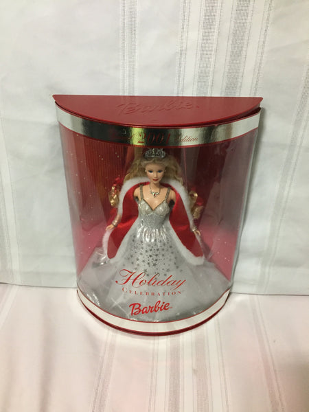 Special Edition 2001 Holiday Celebration Barbie #50304 Hallmark Mattel NRB