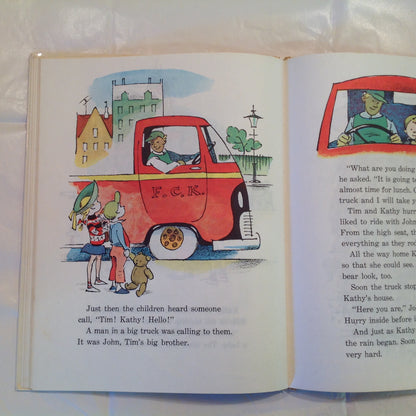 Vintage 1961 Children's Hardcover Picture Book Kathy and the Doll Buggy Jens Sigsgaard Arne Ungermann