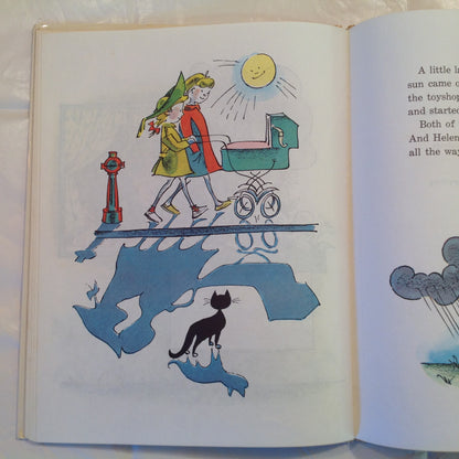 Vintage 1961 Children's Hardcover Picture Book Kathy and the Doll Buggy Jens Sigsgaard Arne Ungermann