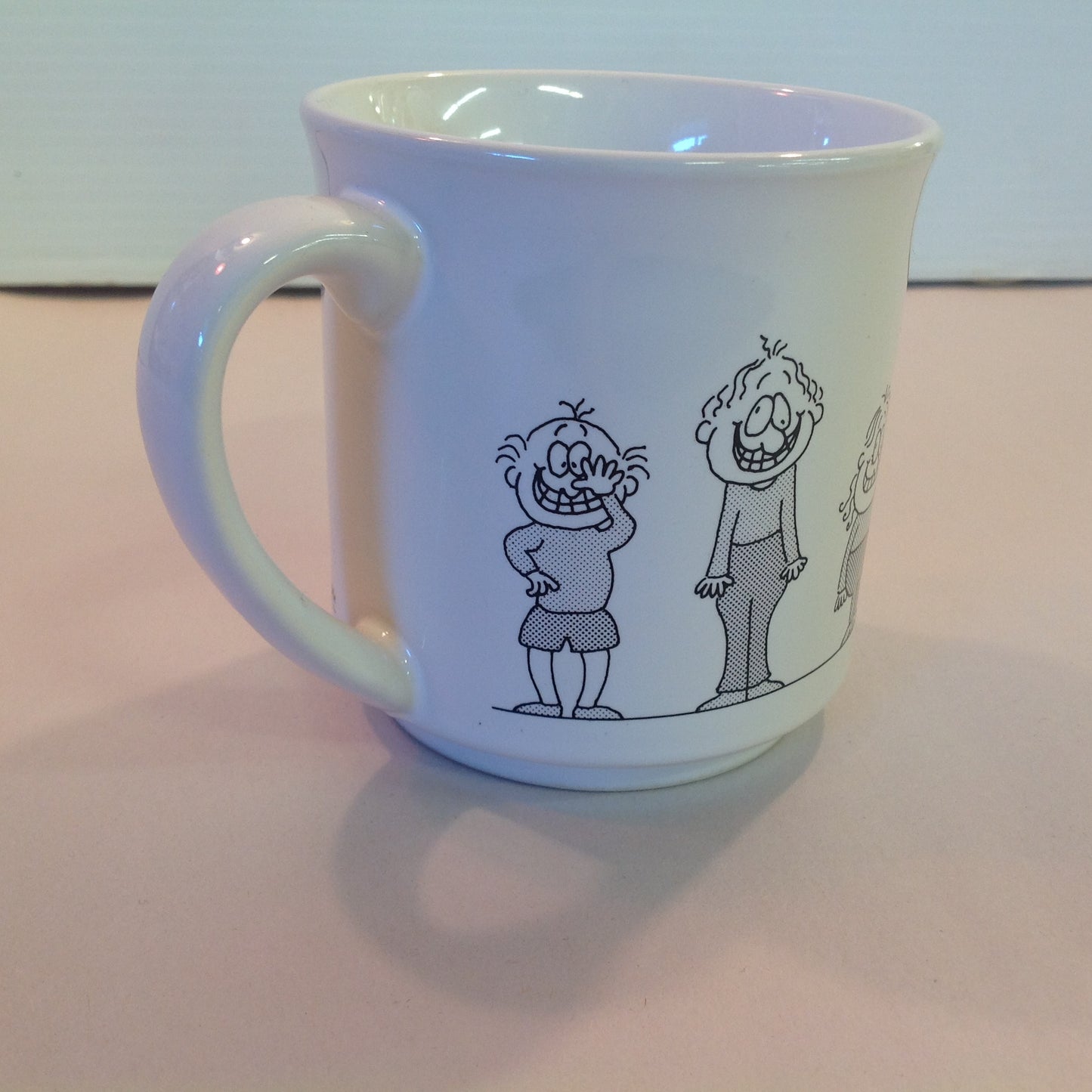 Vintage 1980's Barbara Dale Cartoon Coffee Mug Of All My Friends You're the Closest to Normal