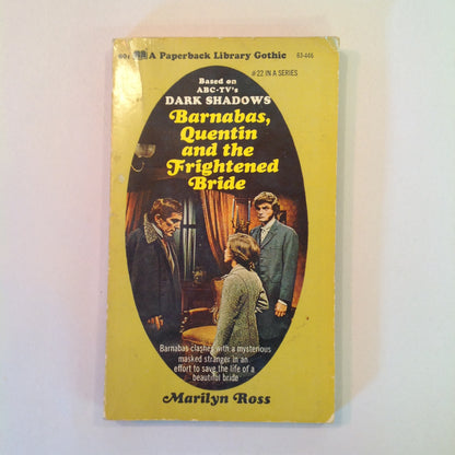Vintage 1970 MM Paperback Dark Shadows Barnabas, Quentin and the Frightened Bride Marilyn Ross