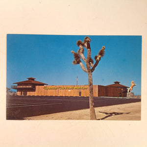 Vintage Mike Roberts Color Souvenir Postcard Exterior Roy Rogers & Dale Evans Museum Victorville California