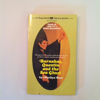 Vintage 1971 MM Paperback Dark Shadows Barnabas, Quentin and the Sea Ghost Marilyn Ross
