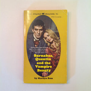 Vintage 1972 MM Paperback Dark Shadows Barnabas, Quentin and the Vampire Beauty Marilyn Ross