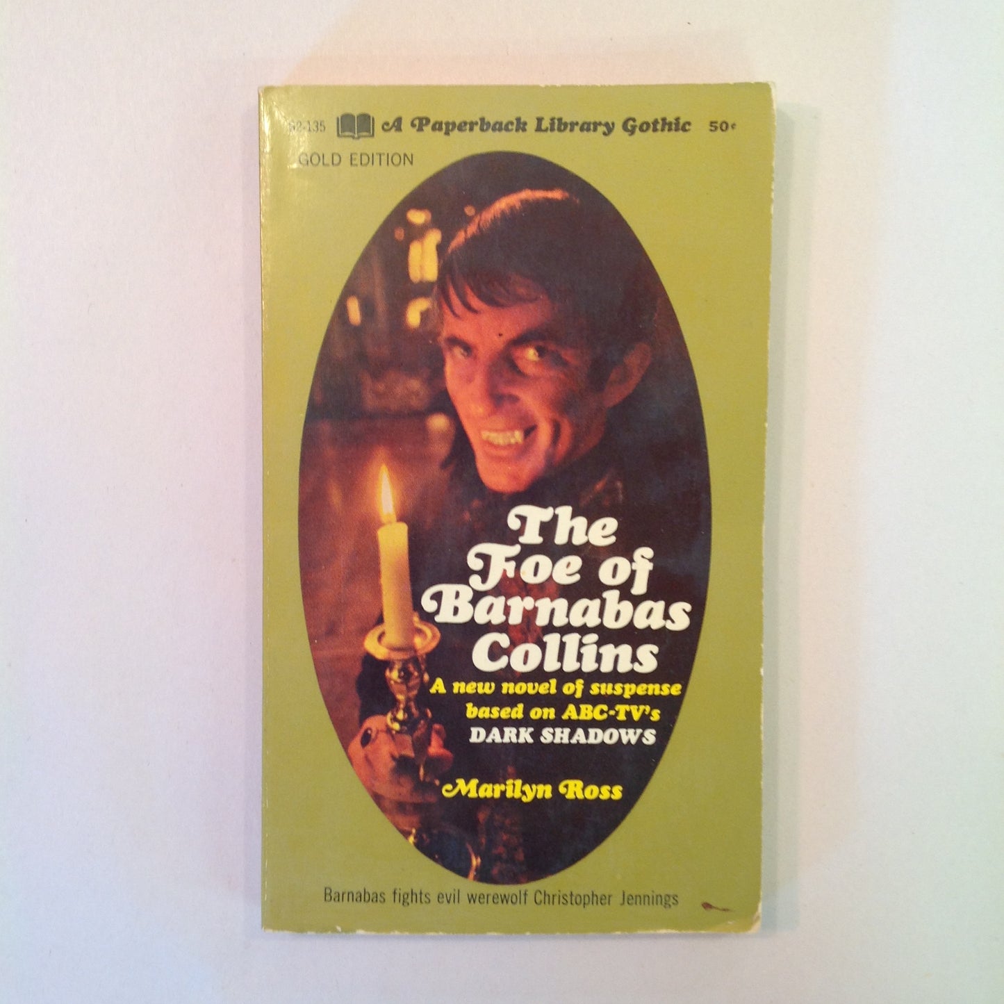 Vintage 1969 MM Paperback Dark Shadows The Foe of Barnabas Collins Marilyn Ross