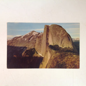 Vintage H S Crocker Mirro-Krome Souvenir Color Postcard Half Dome From Glacier Point Yosemite National Park California