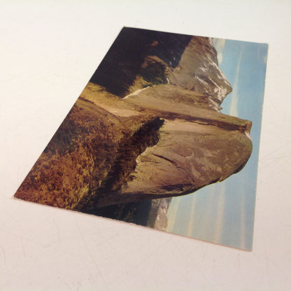 Vintage H S Crocker Mirro-Krome Souvenir Color Postcard Half Dome From Glacier Point Yosemite National Park California