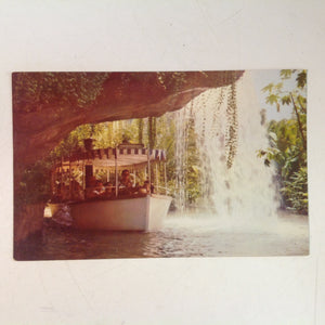 Vintage Walt Disney Productions Souvenir Color Postcard Schweitzer Falls Adventureland Disneyland Anaheim California