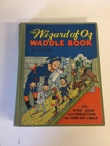 Vintage 1934 The Wizard Of Oz Waddle Book Hardcover Book L Frank Baum