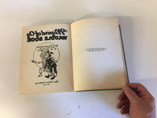 Vintage 1934 The Wizard Of Oz Waddle Book Hardcover Book L Frank Baum