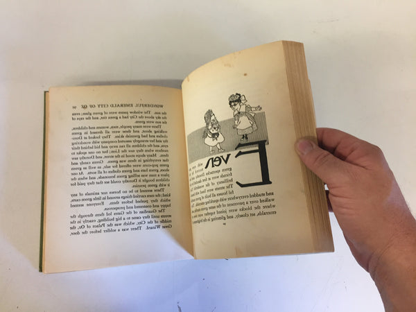 Vintage 1934 The Wizard Of Oz Waddle Book Hardcover Book L Frank Baum